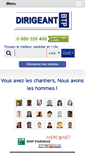 Mobile Screenshot of dirigeantbtp.com