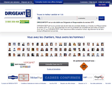 Tablet Screenshot of dirigeantbtp.com